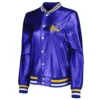 Golden State Warriors Metallic Royal Jacket