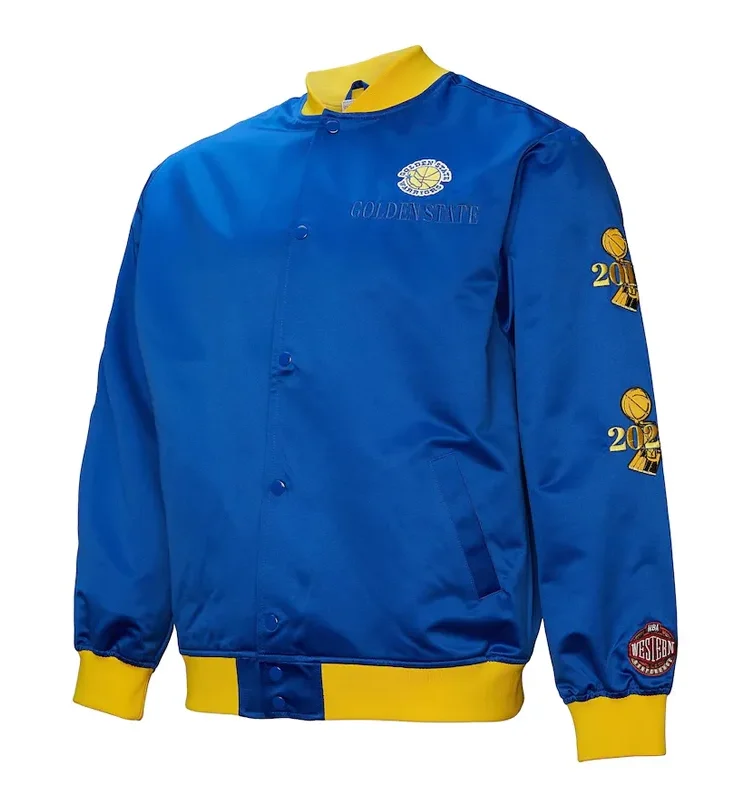Golden State Warriors OG 3.0 Lightweight Royal Satin Jacket