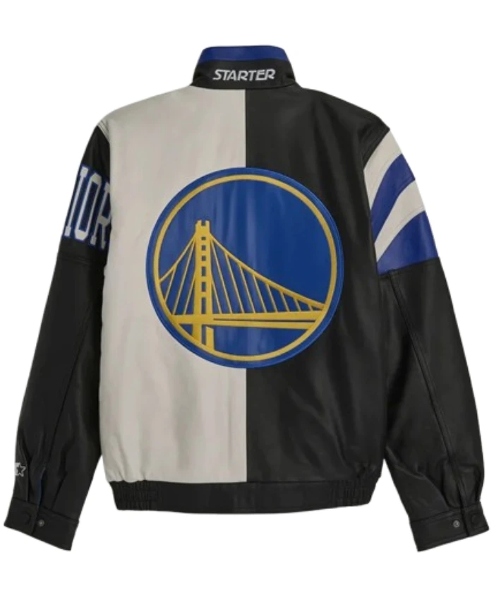 Golden State Warriors Retro Leather Jacket