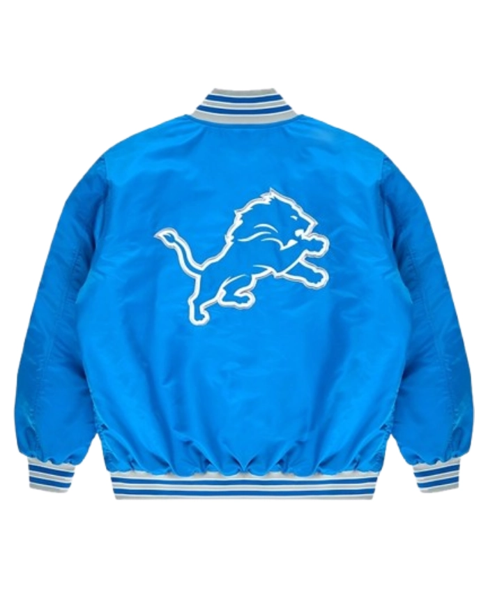 Golf Wang 2025 Detroit Lions Satin Bomber Jacket