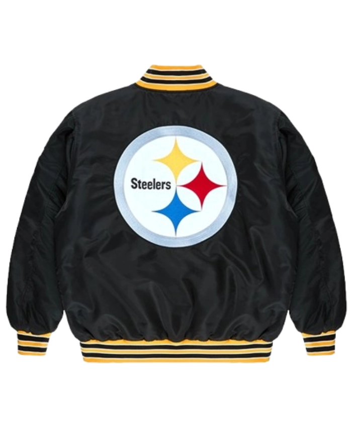 Golf Wang 2025 Pittsburgh Steelers Satin Bomber Jacket