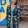 Good Morning America Ginger Zee Bird Print Robe