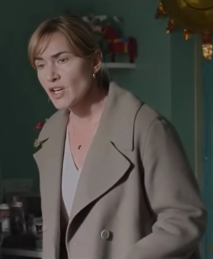 Goodbye June 2025 Kate Winslet Wool Coat