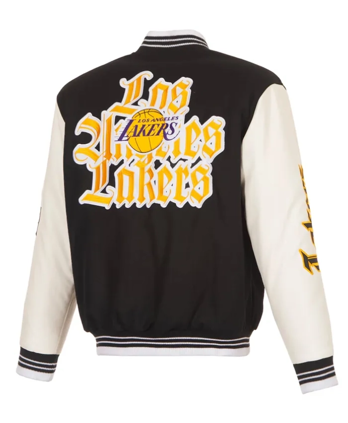 Gothic Los Angeles Lakers Varsity Jacket