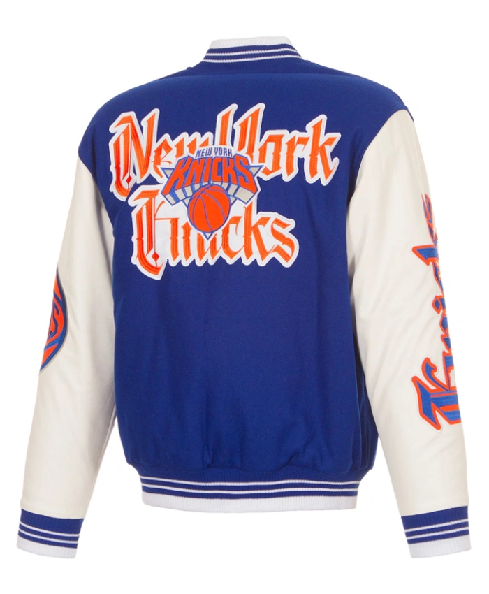 Gothic New York Knicks Varsity Jacket