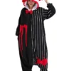 Gothic Skeleton Clown Nia Jax Halloween Pajamas Costume