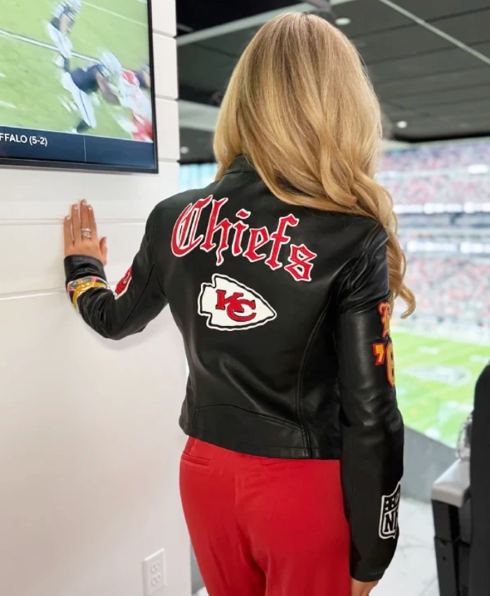 Gracie Hunt Chiefs Leather Jacket