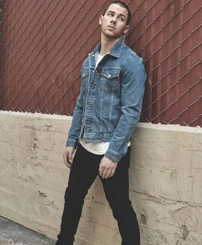 Grammy Awards 2017 Nick Jonas Denim Jacket