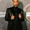 Grammy Awards 2026 House Event Durand Bernarr Black Leather Jacket