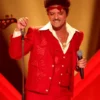 Grammy Bruno Mars Red Blazer