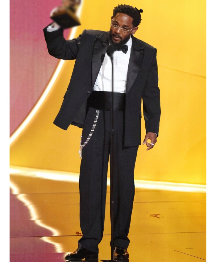 Kendrick Lamar Grammys 2026 Black Suit - Image 3