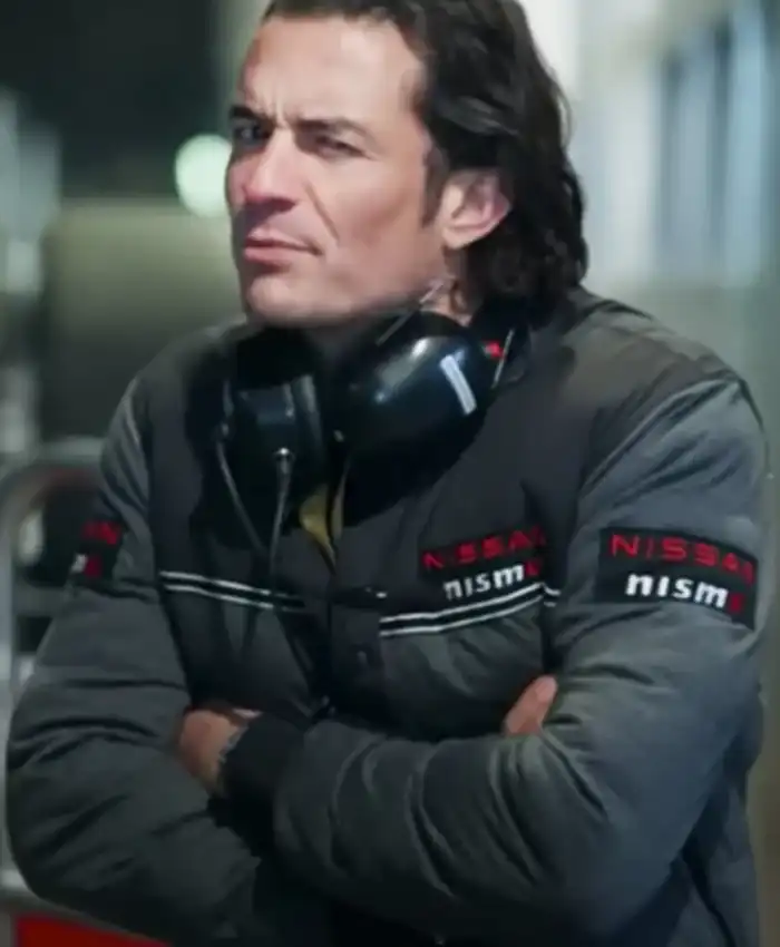 Gran Turismo Orlando Bloom Bomber Grey Jacket For Sale