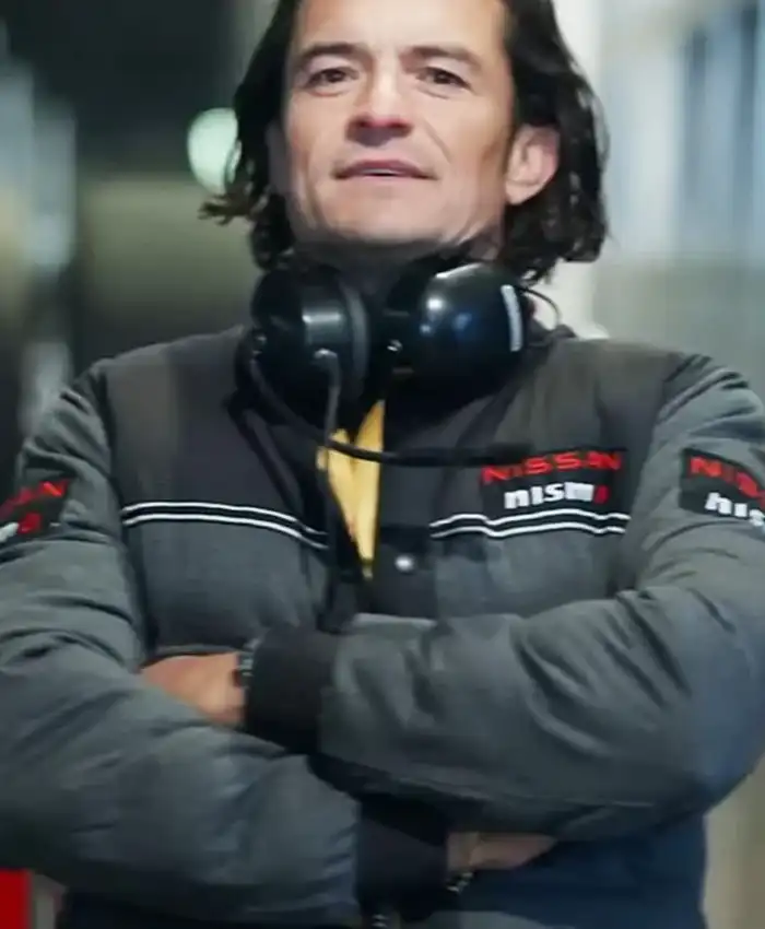 Gran Turismo Orlando Bloom Bomber Grey Jacket