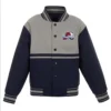 Gray Navy Youth Colorado Avalanche Poly Twill Jacket