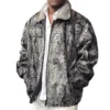 Gray Persian Lamb Fur Jacket