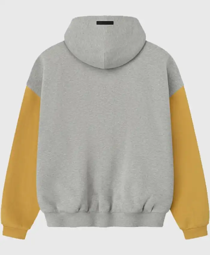 Green Bay Packers Fear Of God Essentials Heather Gray Gold Sport Hoodie