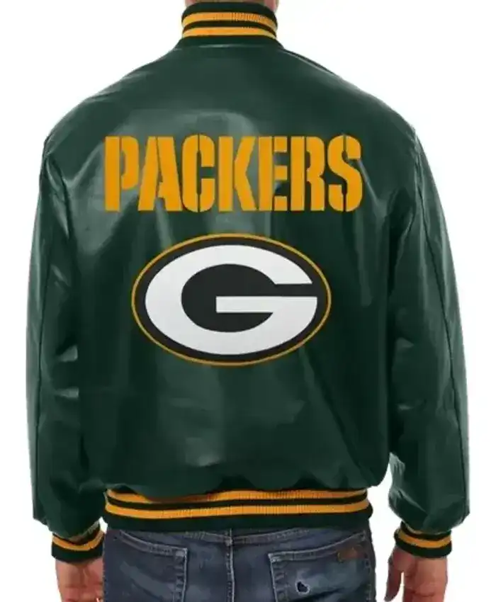 Green Bay Packers Prime Time Green Varsity Jacket