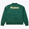 Green Bay Packers Throwback Graphics Green Satin Jacket