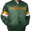 Green Bay Packers Triple Option Varsity Satin Jacket