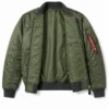 Green Bomber Jacket