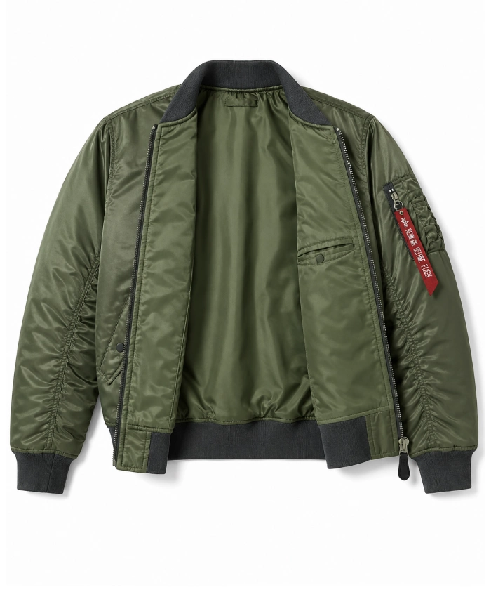 Green Bomber Jacket