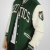 Green Boston Celtics Letterman Jacket