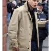 Green Street Charlie Hunnam Beige Cotton Coat