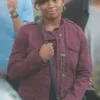 Greys Anatomy S021 Alexis Floyd Maroon Jacket
