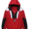 HOMAGE X Starter Trail Blazers Quater Zip Pullover Jacket For Men And Women