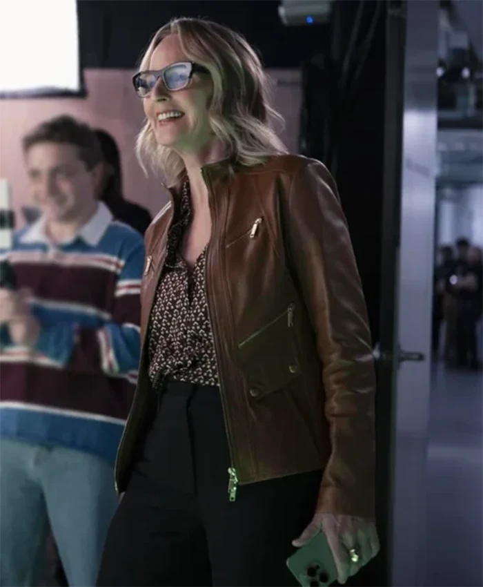 Hacks S04 Winnie Landell Brown Leather Jacket