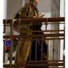 Hailey Bieber Sushi Park Brown Suede Trench Coat