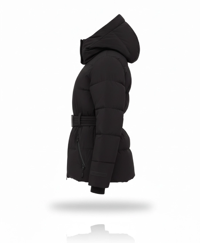 Alix Earle Halfdays Ski Black Puffer Jacket - Image 4