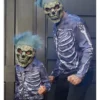 Halloween Cool Skeleton Biker Leather Jacket For Men and Women