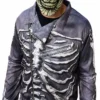 Halloween Cool Skeleton Purple Biker Leather Jacket