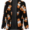 Halloween Cute Pumpkins Printed Blazer For Men and Women