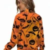 Halloween Eve Bomber Pumpkin Jacket