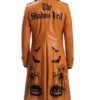 Halloween The Shadow Veil Pumpkin Tan Leather Coat