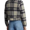 Hanako Greensmith Chicago Fire S13 Wool Plaid Jacket