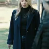 Happy Face S01 Melissa Blue Wool Coat