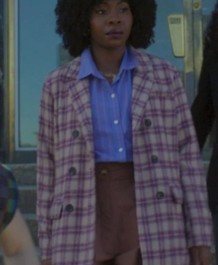 Happy Face S01 Tamera Tomakili Checked Blazer
