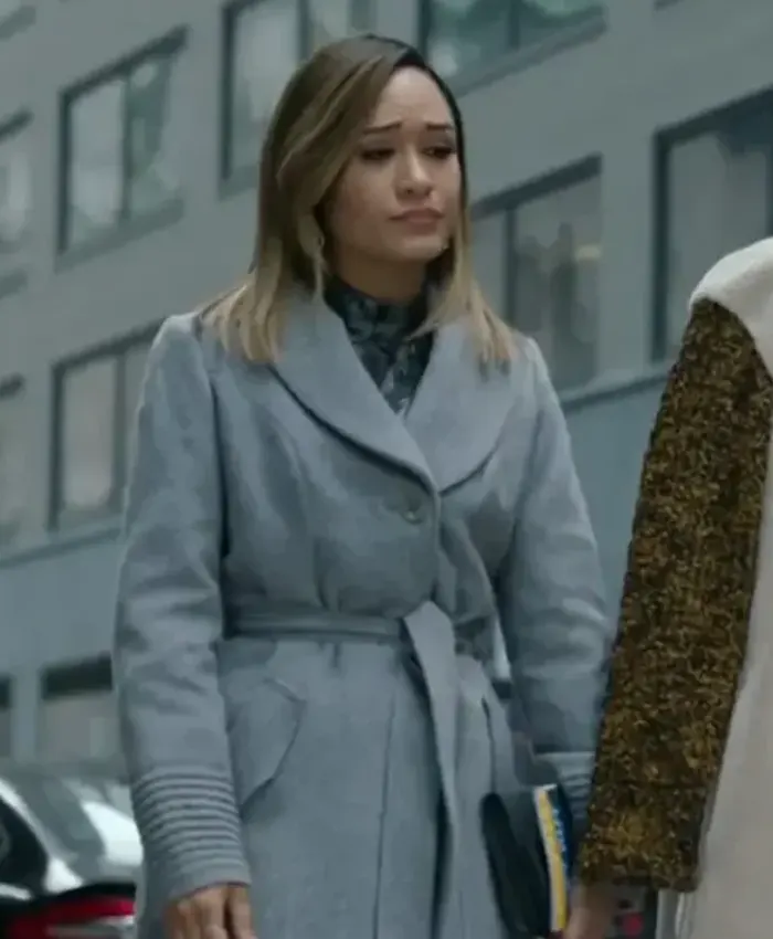 Harlem S01 Quinn Joseph Grey Wool Coat