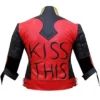 Harley Quinn God Among Us Red Golden Studded Jacket