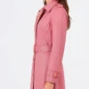Harry Potter 2026 Aunt Petunia Dursley Pink Trench Coat For Womens