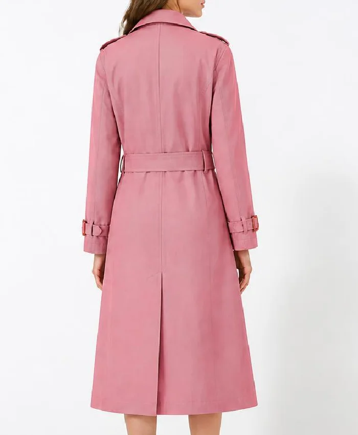 Harry Potter 2026 Aunt Petunia Dursley Pink Trench Coat Women