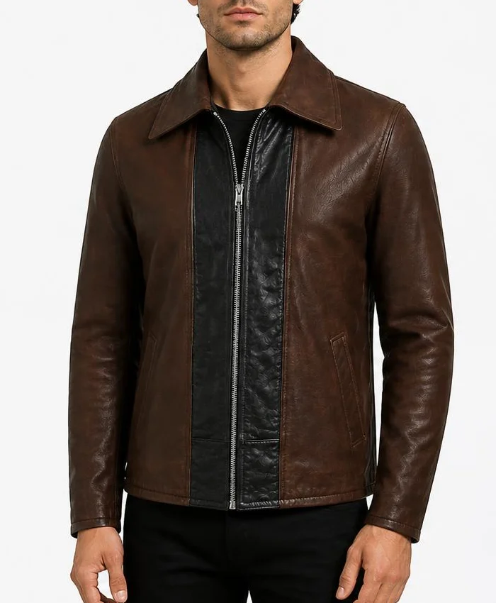 Harry Potter 2026 George Weasley Brown Bomber Jacket Mens