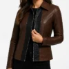 Harry Potter 2026 George Weasley Brown Bomber Jacket Womens