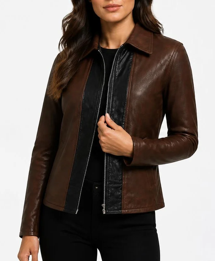 Harry Potter 2026 George Weasley Brown Bomber Jacket Womens