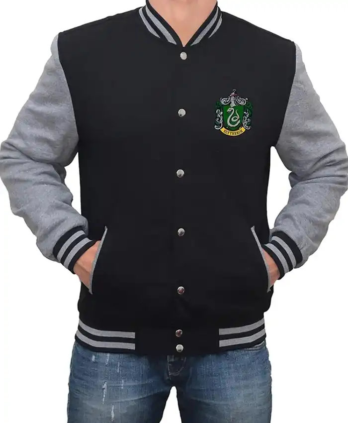 Harry Potter Slytherin Varsity Bomber Jacket