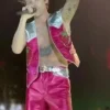Harry Styles Concert Strawberry Leather Vest