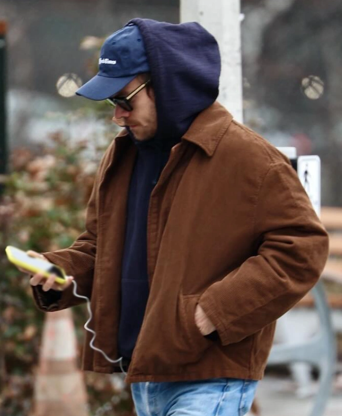 Harry Styles NYC Brown Jacket
